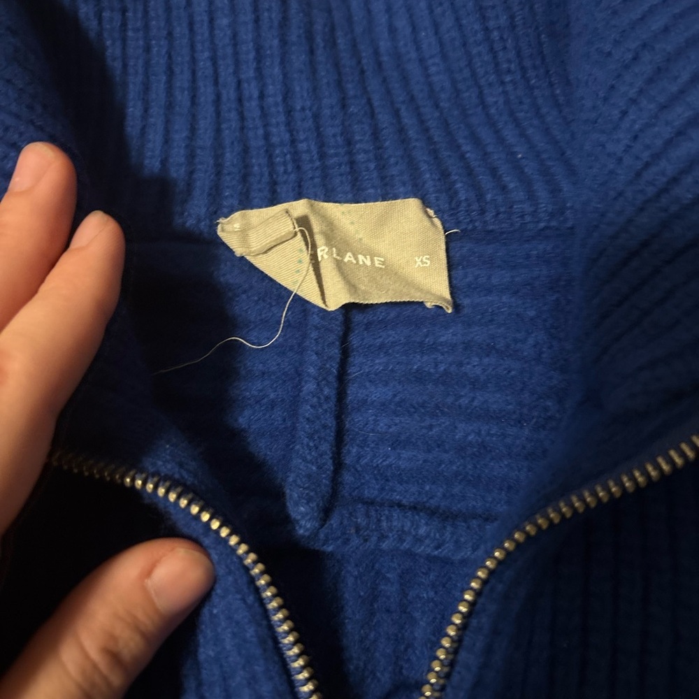 Everlane Sweater Womens Small Blue Merino Wool Cable Knit Extra Small - Picture 3 of 3